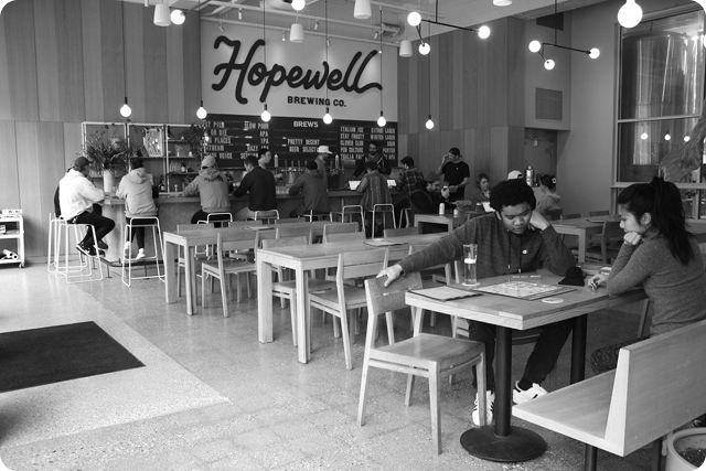 Hopewell Brewing Company — venue for Design Loves Code Spring Meetup 26